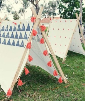 палатка для детей, построить которую может каждый
