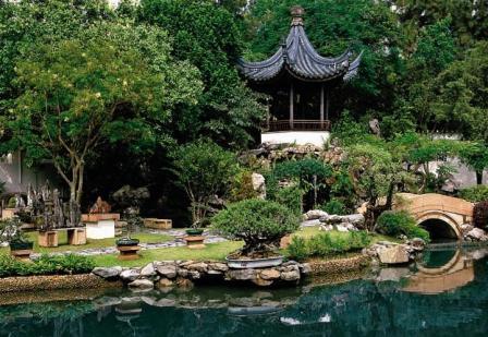 типичные элементы сада в китайском стиле